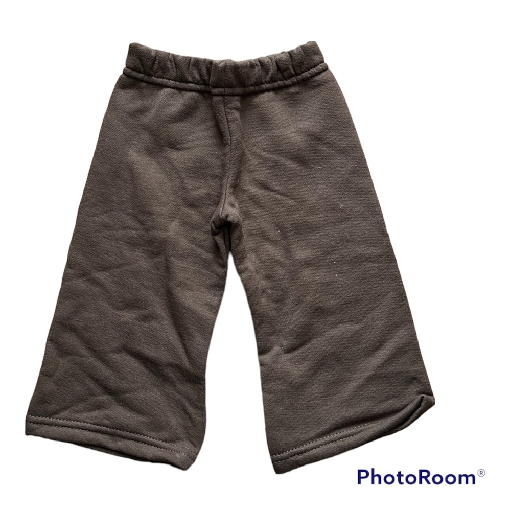 🟤HANES: Unisex - baby size 9 months brown sweatpants w/stretchy waistband, NWOT